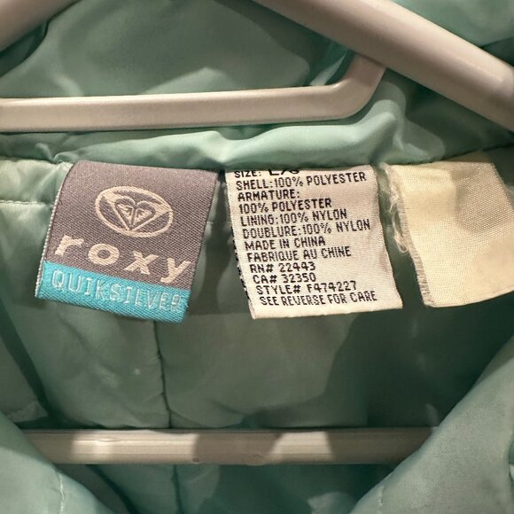 Roxy/Quicksilver Light Blue Jacket - Picture 3 of 4